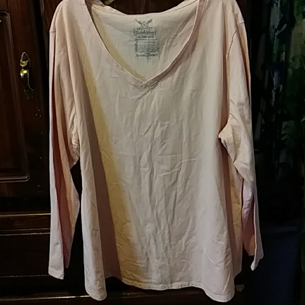 2X Pink Long sleeve T-shirt